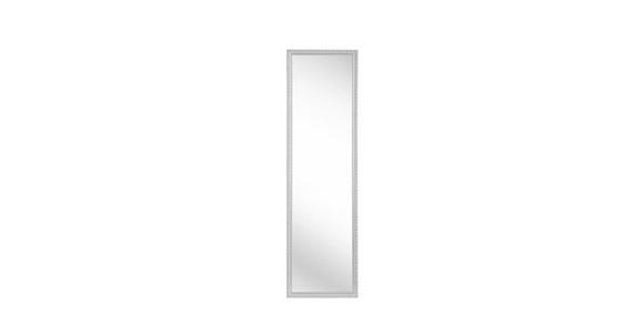 WANDSPIEGEL 35/125/2 cm in rechteckig - Weiß, LIFESTYLE, Glas/Holz (35/125/2cm) - Carryhome