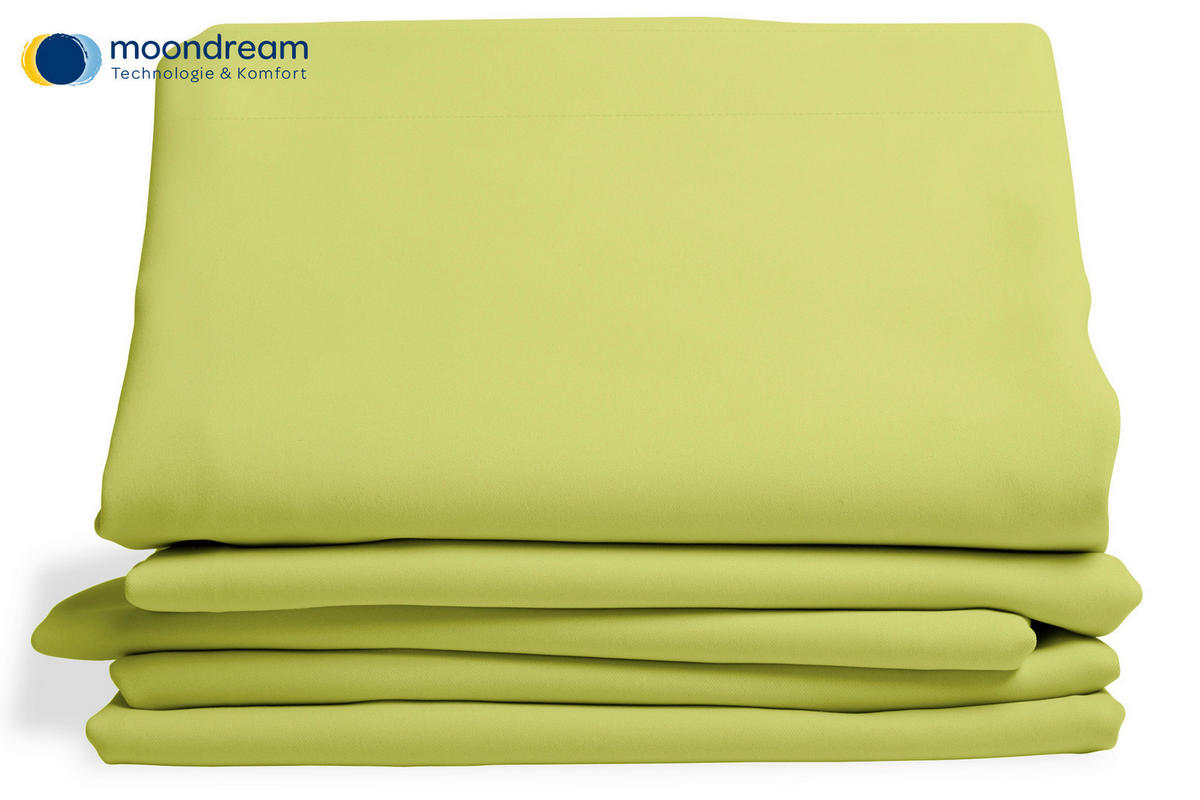 VERDUNKELUNGSVORHANG - Grün, Design, Textil (145/260cm)