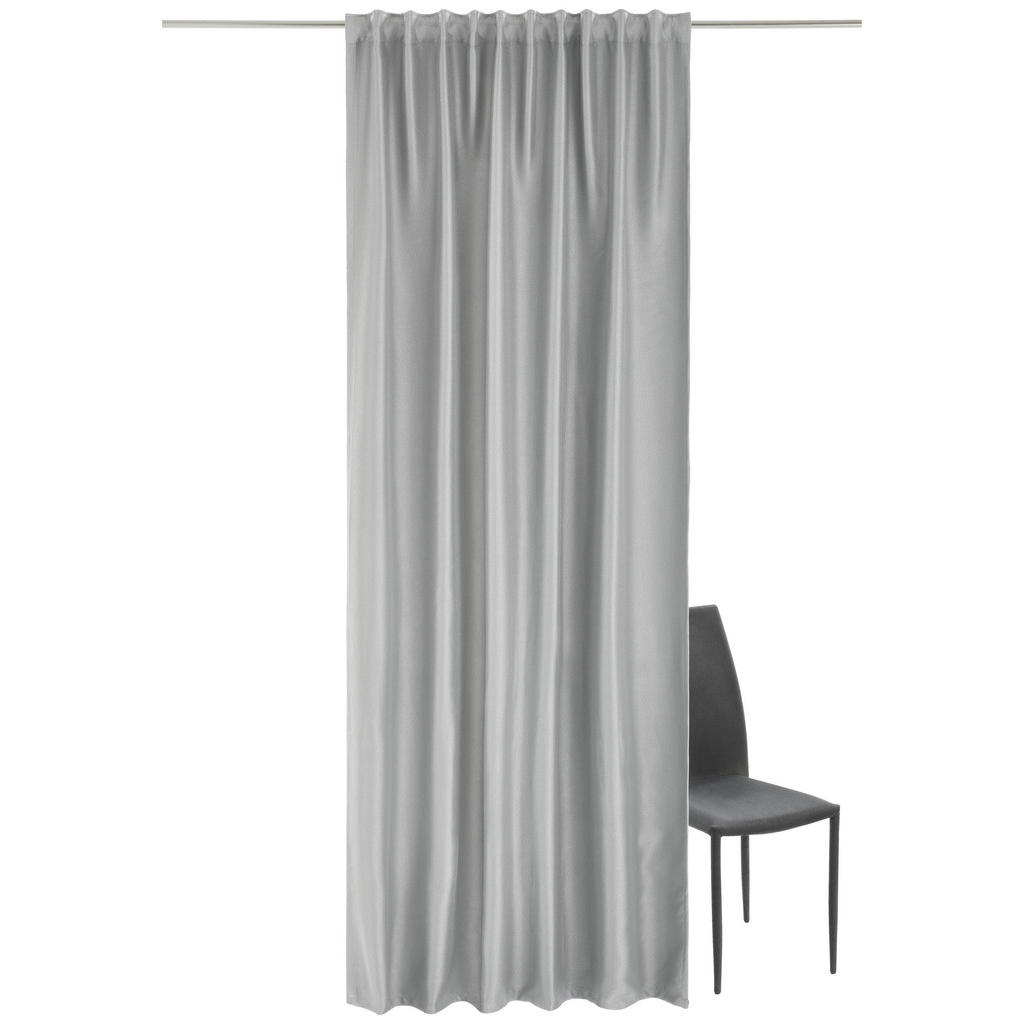 Thumbnail - Dieter Knoll Fertigvorhang Cava, Silber, Textil, Struktur, 140x245 cm, ISO 9001, Textiles Vertrauen - Oeko-Tex®, Bsci, f...