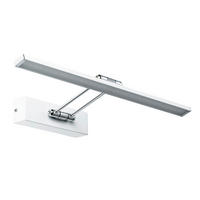 BILDERLEUCHTE 45/4,6/4,6 cm   - Chromfarben/Weiß, Basics, Metall (45/4,6/4,6cm) - Paulmann