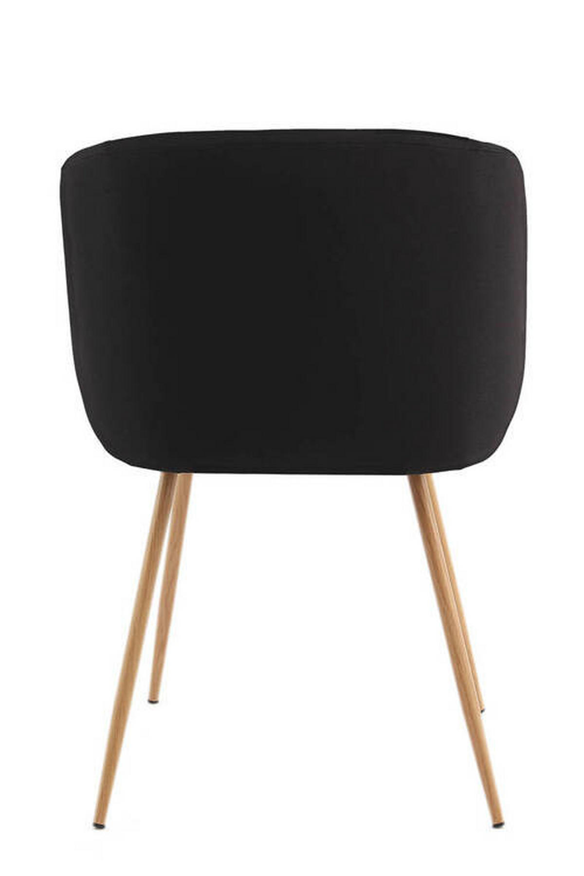 STOLSET 2 styck stål  - svart, Design, metall/plast (54/84/56cm) - Kayoom