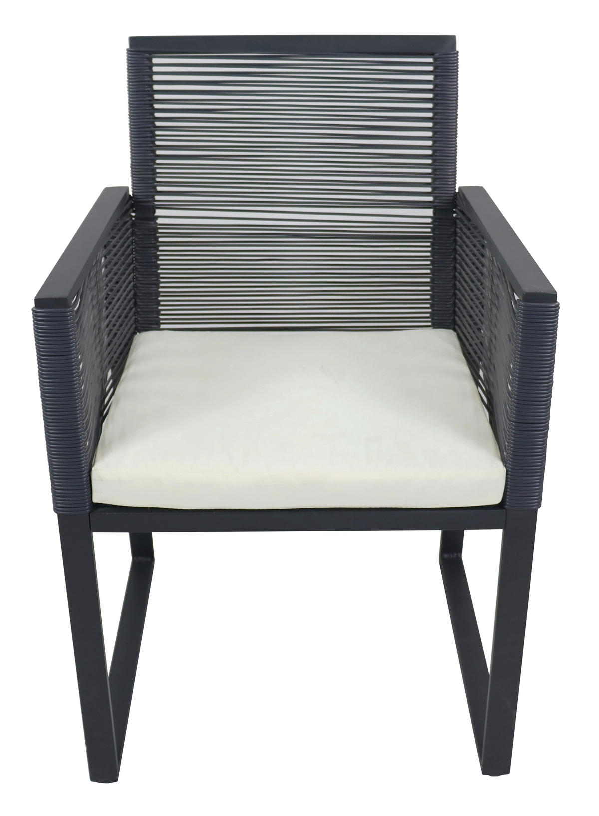 GARTENSET  - Schwarz, MODERN, Glas/Kunststoff - MID.YOU