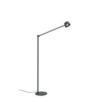 LED-STEHLEUCHTE Sen 67/22 cm   - Schwarz, Design, Metall (67/22cm) - Helestra