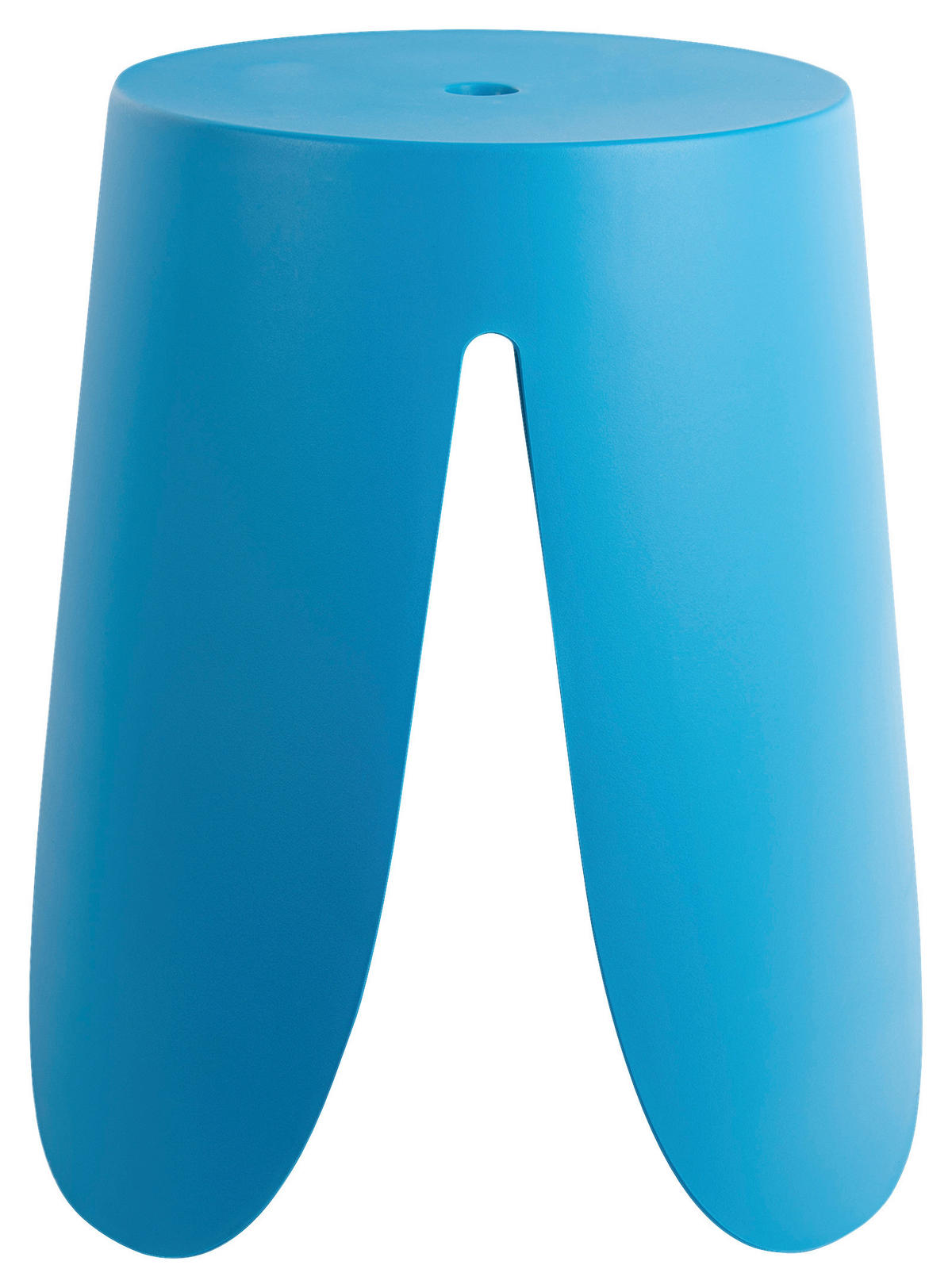 HOCKER in Kunststoff Hellblau  - Hellblau, Basics, Kunststoff (43/45/43cm)