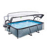 POOL SET 300/200/65 cm  - blå, Klassisk, plast (300/200/65cm) - EXIT Toys