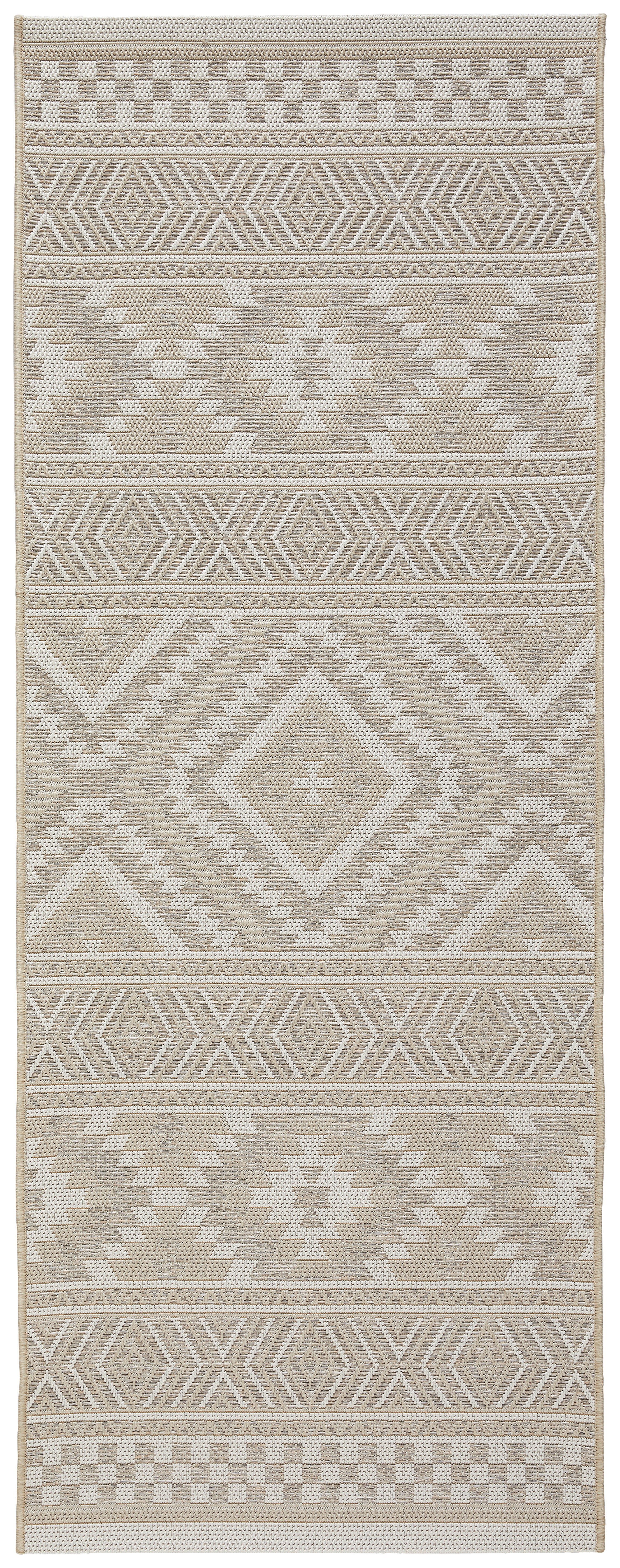 BĚHOUN, 80/200 cm, béžová - béžová, Konvenční, textil/plast (80/200cm) - Novel