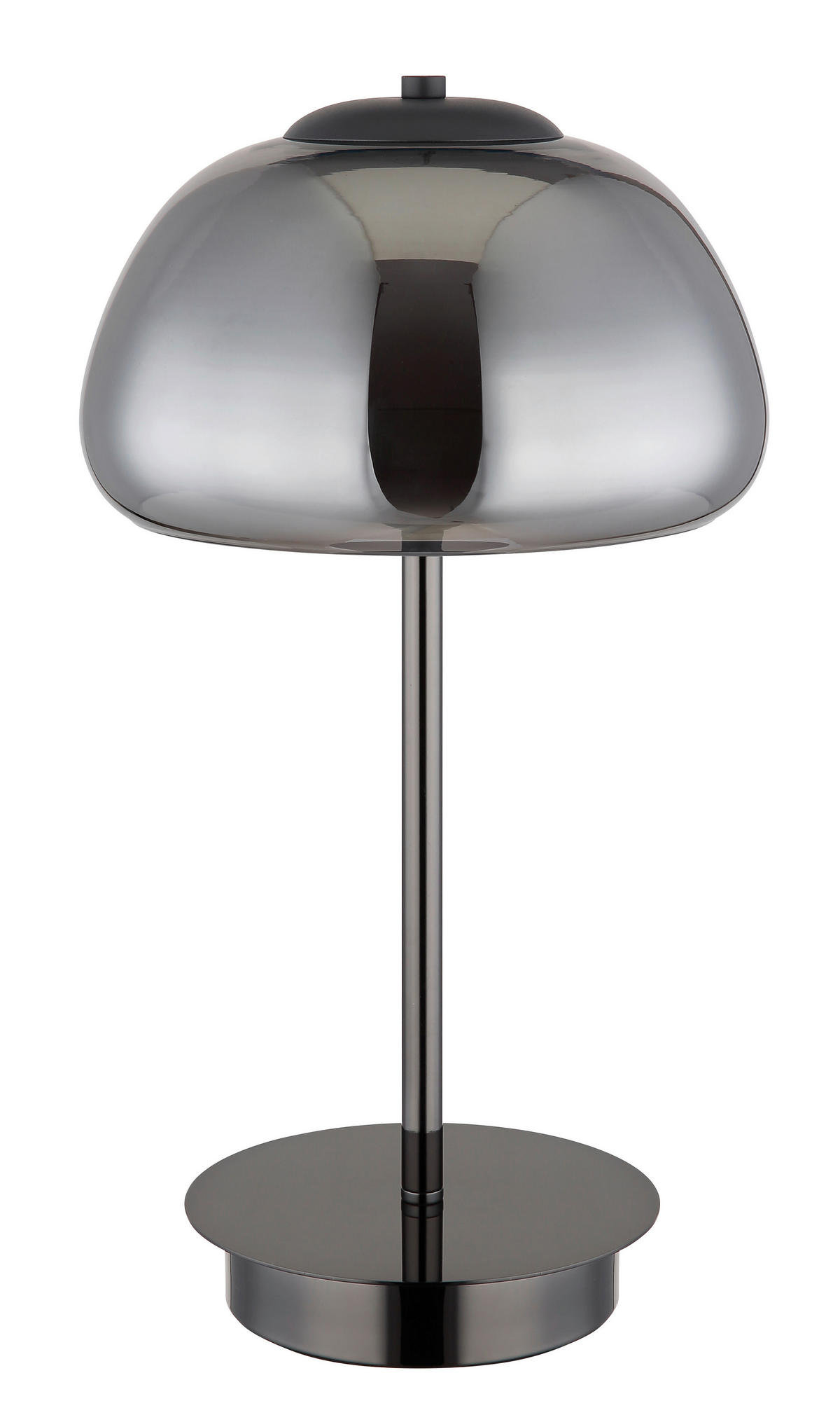 LED-TISCHLEUCHTE 25/46 cm   - Weiß/Grau, Design, Glas (25/46cm) - Globo