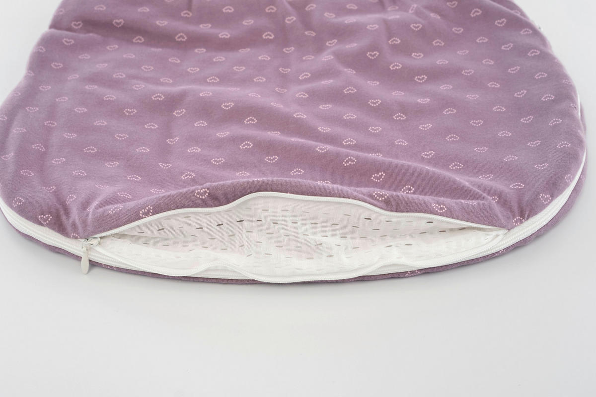 BABYSCHLAFSACK LIEBMICH    50/56   - Lila, Basics, Textil (50/56null) - Träumeland