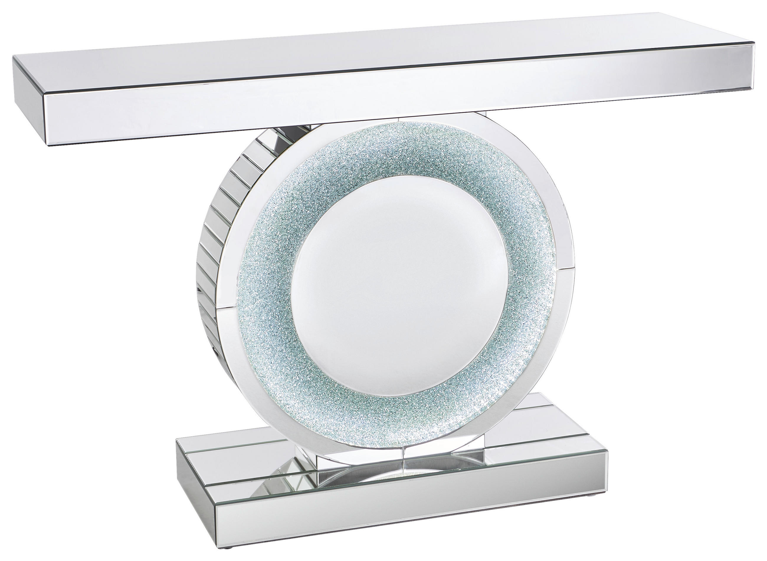 KONSOLBORD i glas, trämaterial 119,5/35,5/80 cm    - Lifestyle, trämaterial/glas (119,5/35,5/80cm) - Xora