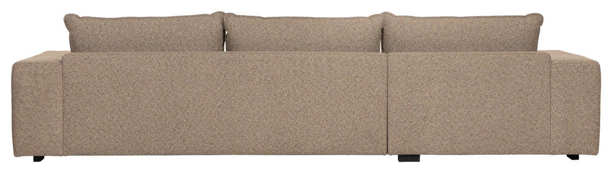 SOFFA i beige  - beige/svart, Basics, metall/trä (334/83/170cm) - Novel