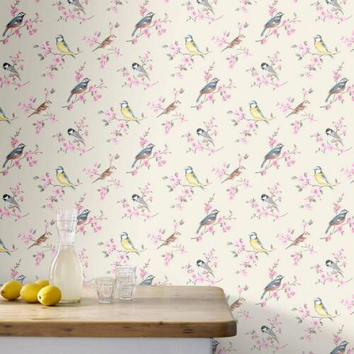 VLIESTAPETE  - Pink/Multicolor, Basics, Papier/Kunststoff (52/1000cm) - Xora