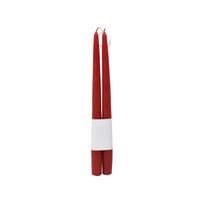 Lumânare - roșu, Basics, parafină (2,2/2,2/32cm)