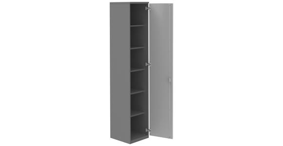 AKTENSCHRANK Hellgrau, Anthrazit  - Anthrazit/Hellgrau, KONVENTIONELL, Holzwerkstoff (40/217,4/43cm) - Moderano