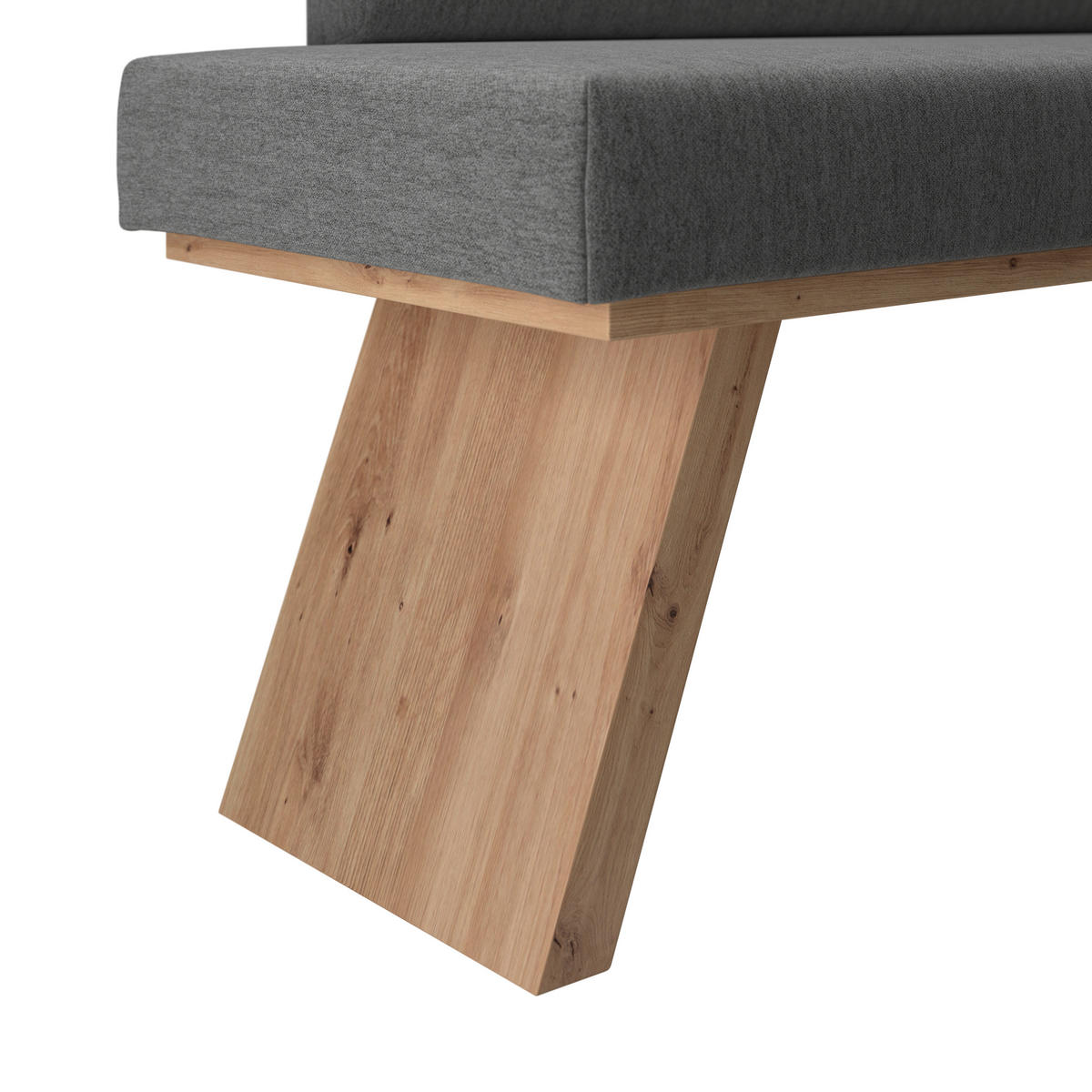 ECKBANK 185/150 cm Webstoff Anthrazit   - Eichefarben/Anthrazit, KONVENTIONELL, Textil (185/150cm)