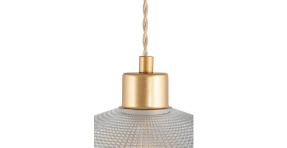 HÄNGELEUCHTE 30/113 cm - Klar, Trend, Glas/Metall (30/113cm) - Novel