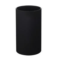 ZAHNPUTZBECHER Kunststoff  - Schwarz, Basics, Kunststoff (6,7/11,5/6,7cm) - Sadena