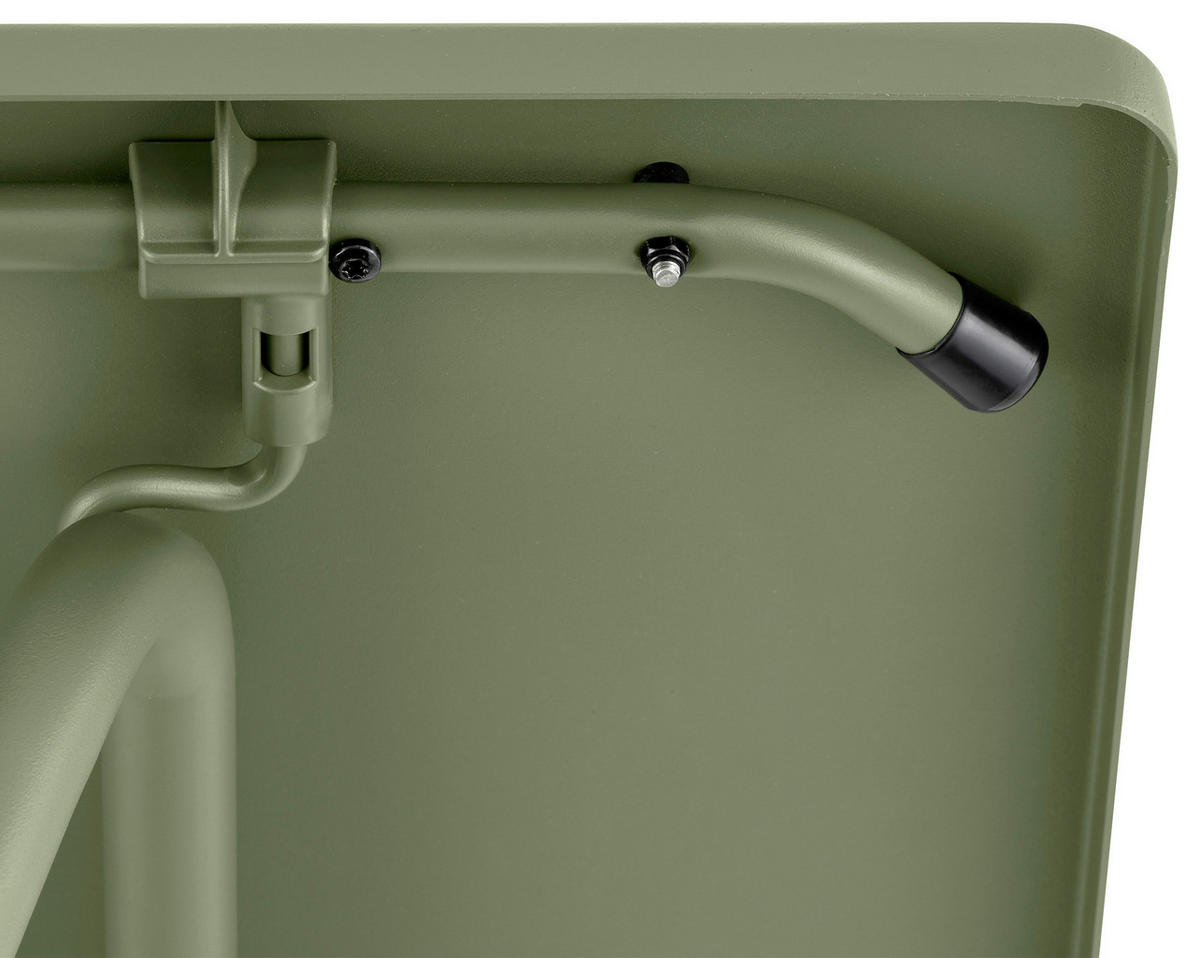 GARTENKLAPPTISCH 70/64/73 cm Metall rechteckig  - Waldgrün, Basics, Metall (70/64/73cm) - Lafuma Mobilier