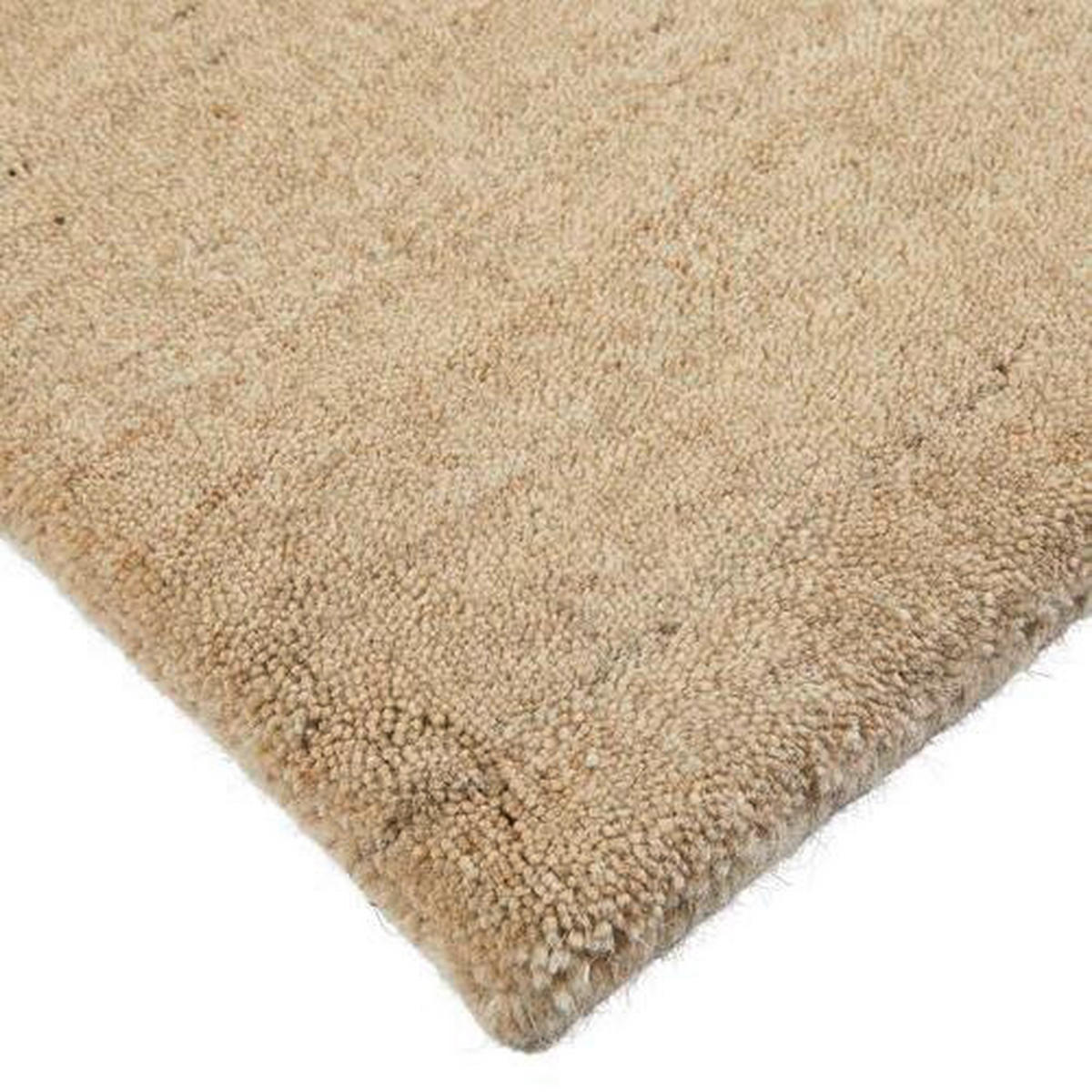 Wollteppich 80/150 cm Sandfarben  - Sandfarben, Natur, Textil (80/150cm) - Linea Natura