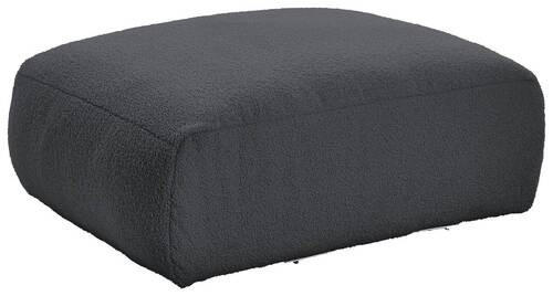 SOFAELEMENT in Flachgewebe, Teddystoff Dunkelgrau - Dunkelgrau, Trend, Textil (82/45/122cm) - Livetastic