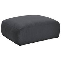 SOFAELEMENT BLOOM Flachgewebe, Teddystoff Dunkelgrau  - Dunkelgrau, Trend, Textil (82/45/122cm) - Livetastic