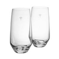 LONGDRINKGLAS Single Cornflower 460 ml 2-teilig  - Design, Glas (7,6/14,5cm) - Joop!