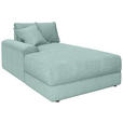 BIGSOFA Cord Salbeigrün  - Salbeigrün/Schwarz, MODERN, Kunststoff/Textil (117/93/190cm) - Carryhome