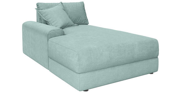 BIGSOFA Cord Salbeigrün  - Salbeigrün/Schwarz, MODERN, Kunststoff/Textil (117/93/190cm) - Carryhome