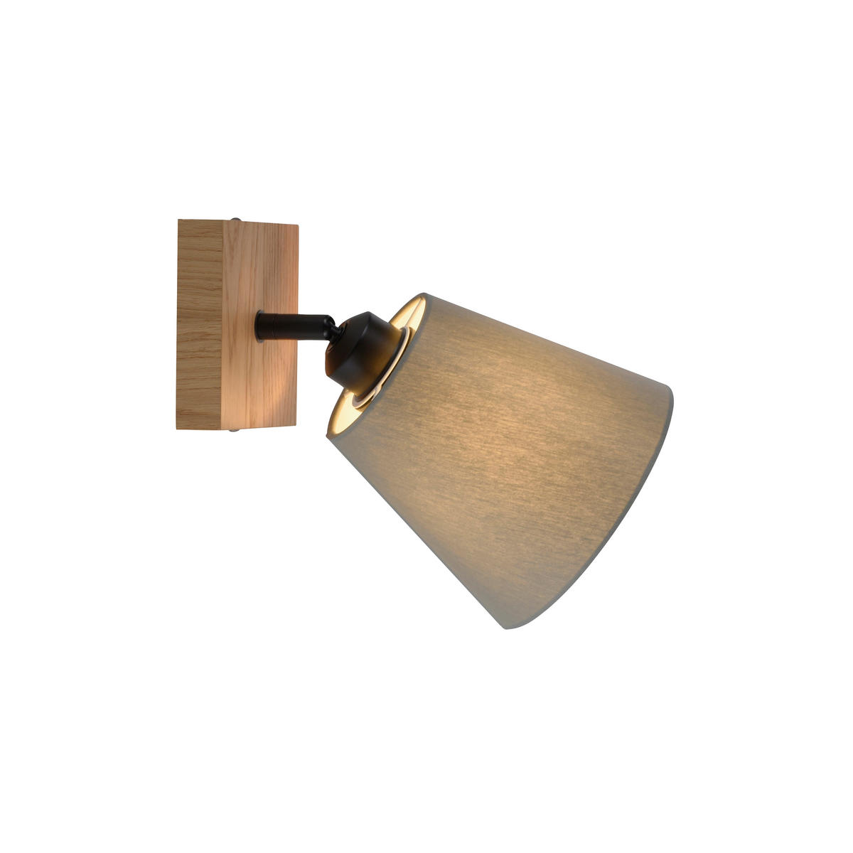 WANDLEUCHTE 24/24/25,5 cm   - Natur, Holz/Metall (24/24/25,5cm)