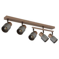 STRAHLER 85/49,5/12 cm   - Schwarzchrom/Braun, Design, Glas/Metall (85/49,5/12cm) - Globo