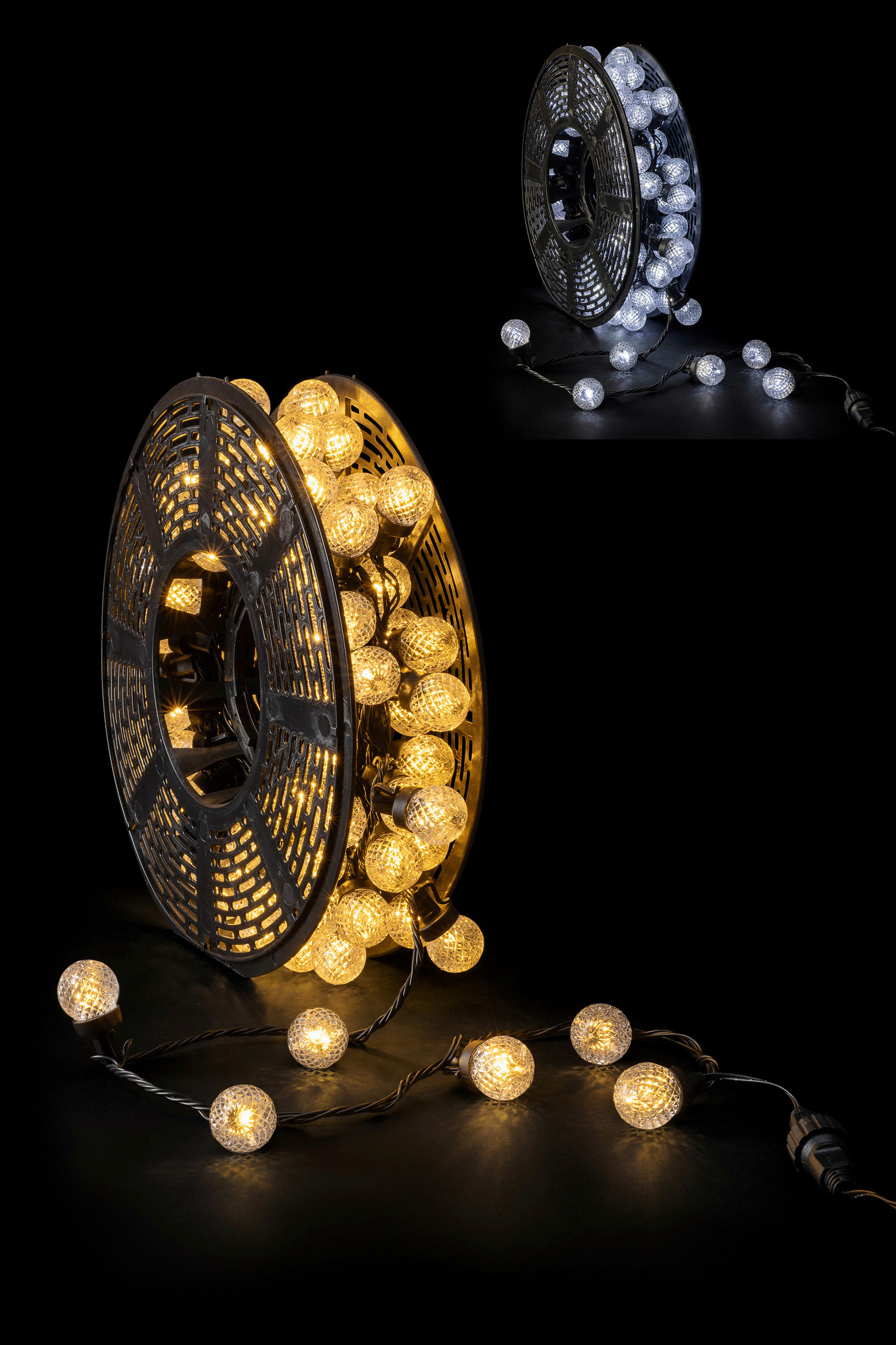 LICHTERVORHANG - Dunkelgrün, Basics, Kunststoff (1000cm) - STT