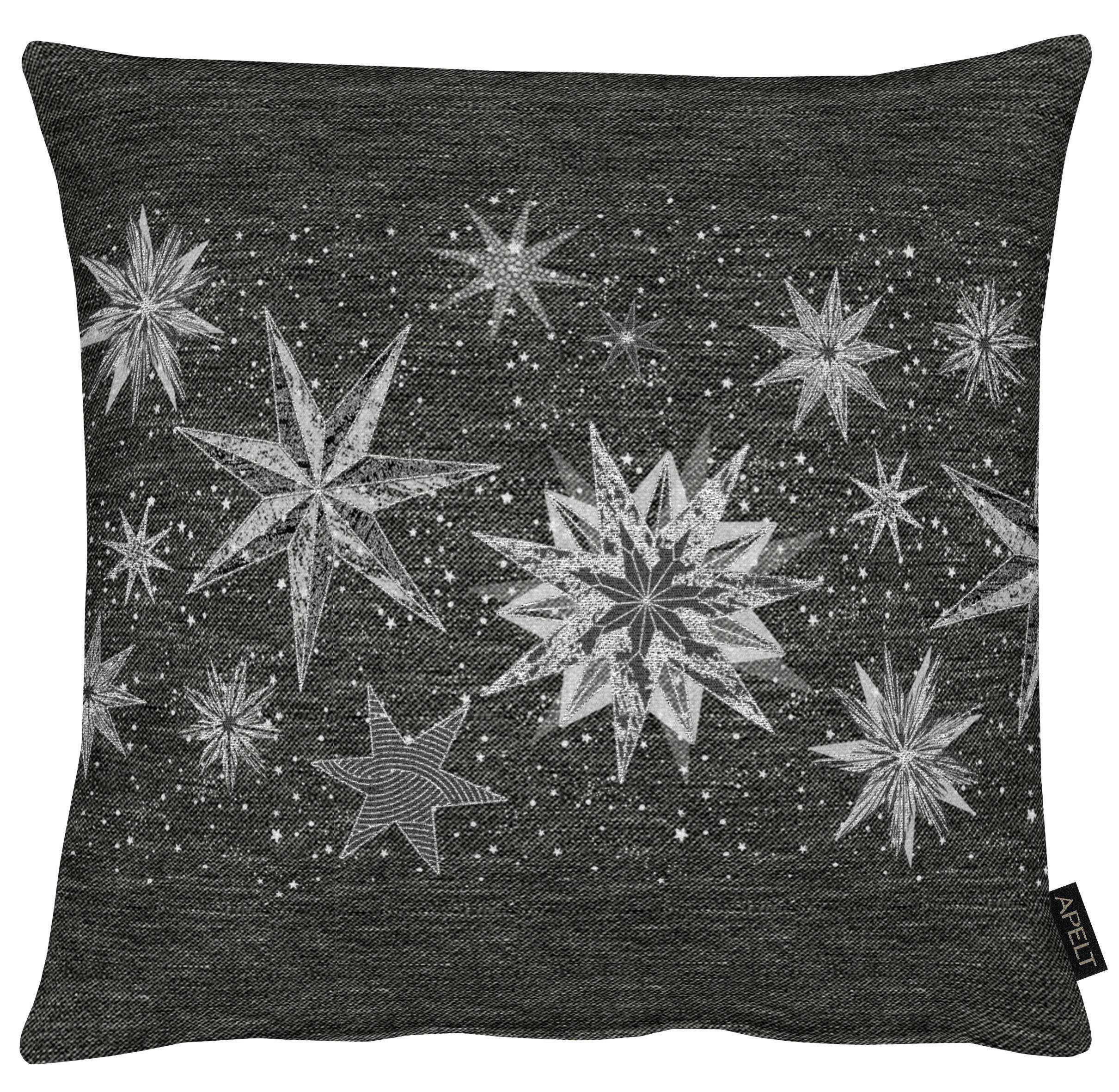 KISSENHÜLLE 49/49 cm  - Anthrazit, Design, Textil (49/49cm) - X-Mas