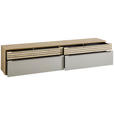 LOWBOARD 240/54/45 cm  - Buchefarben/Schwarz, KONVENTIONELL, Holzwerkstoff/Kunststoff (240/54/45cm) - Venda