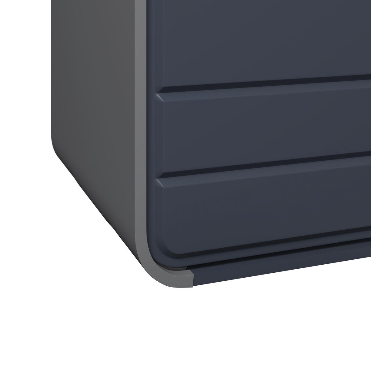 KISSENBOX 173/86/82 cm  - Anthrazit/Hellgrau, Design, Kunststoff/Metall (173/86/82cm) - Ambia Garden