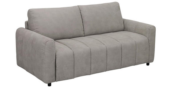 SCHLAFSOFA Leinenoptik Taupe  - Taupe/Schwarz, Design, Kunststoff/Textil (198/91/100cm) - Carryhome