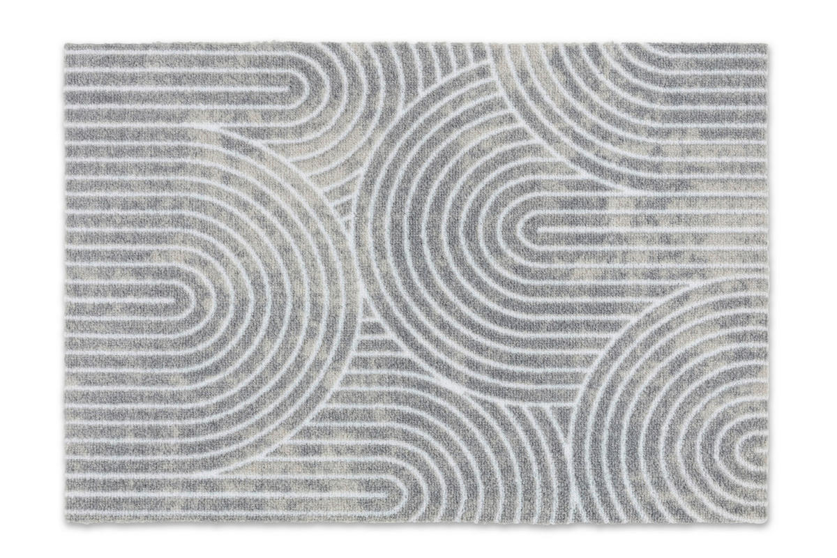 FUßMATTE  66/110 cm  Grau  - Grau, Basics, Kunststoff/Textil (66/110cm) - Astra