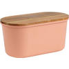 BROTBOX - Koralle/Akaziefarben, Basics, Holz/Kunststoff (37/21,5/17,20cm) - Echtwerk