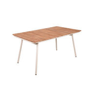 GARTENTISCH 150/90/74 cm Holz, Metall rechteckig  - Braun, Basics, Holz/Metall (150/90/74cm) - Gardenson
