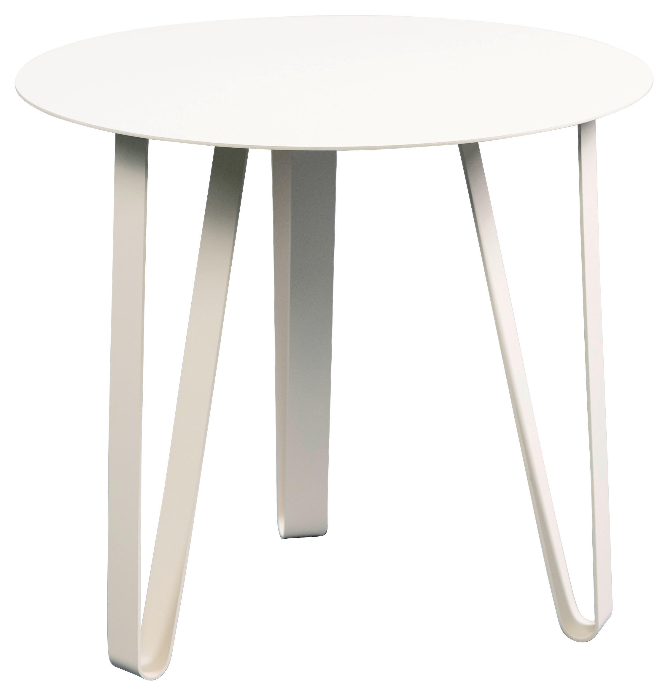 COUCHTISCH 50/50/45 cm rund Creme  - Creme, Design, Metall (50/50/45cm) - Xora