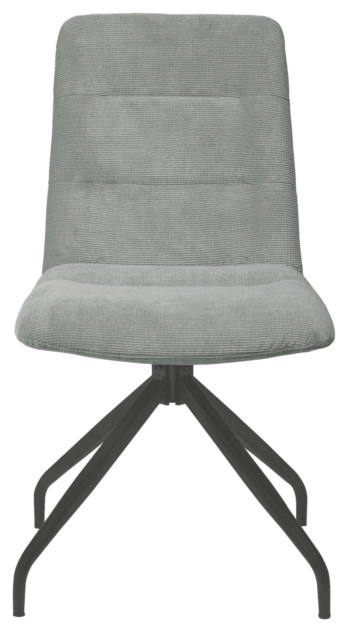 STUHL Webstoff Grau  - Schwarz/Grau, Design, Textil/Metall (50/90/63cm) - Carryhome