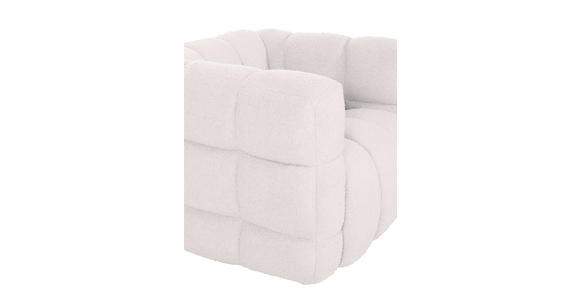 SESSEL in Flachgewebe Weiß  - Schwarz/Weiß, KONVENTIONELL, Textil/Metall (97/71/87cm) - Carryhome