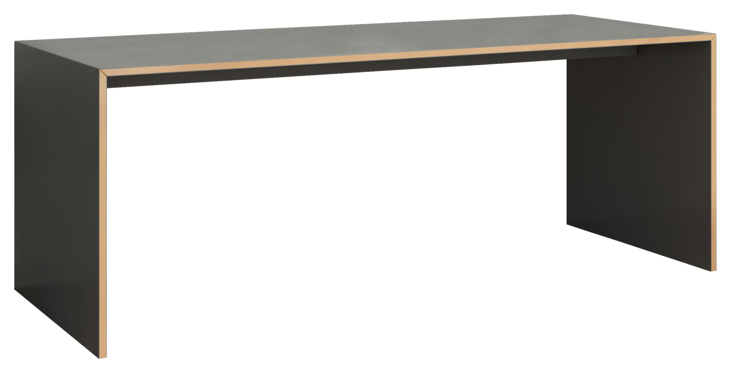 SCHREIBTISCH 160/80/74 cm  in Buchefarben, Anthrazit  - Anthrazit/Buchefarben, MODERN, Holzwerkstoff (160/80/74cm) - Tojo
