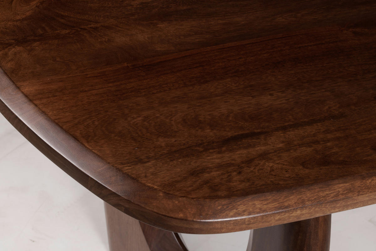 ESSTISCH in Holz 200/76/100 cm   - Walnussfarben, MODERN, Holz (200/76/100cm) - Livetastic