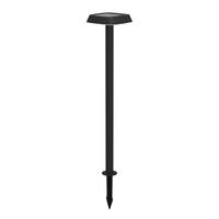 SOLARLEUCHTE - Schwarz, Konventionell, Kunststoff (17,5/103,5cm) - Eglo