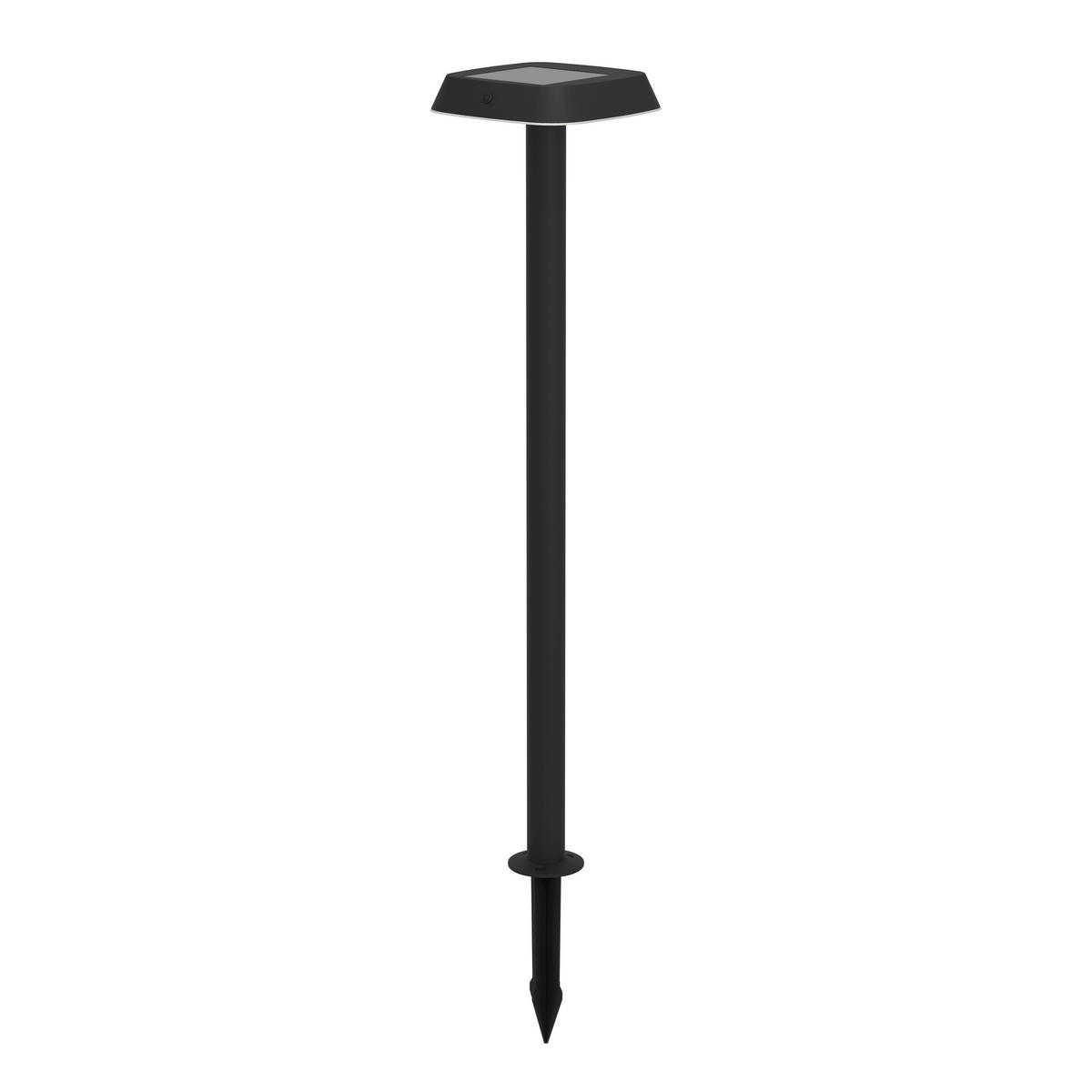 SOLARLEUCHTE - Schwarz, Konventionell, Kunststoff (17,5/103,5cm) - Eglo