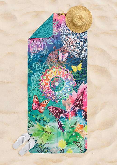 SPORTHANDTUCH 75/180 cm Multicolor  - Multicolor, Trend, Textil (75/180cm)