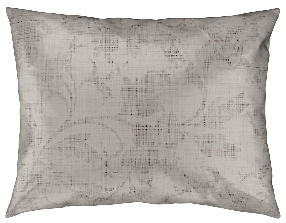 POSTEĽNÁ BIELIZEŇ, satén, ružová, sivá,  - sivá/ružová, Konventionell, textil (140/200cm) - Esposa