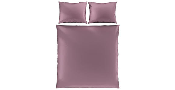 BETTWÄSCHE TANJA Satin 200/200 cm - Mauve, Basics, Textil (200/200cm) - Novel