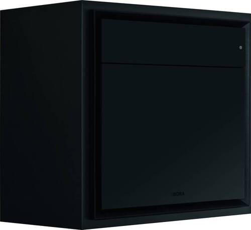 DAMPFBACKOFEN XBO  - Schwarz, MODERN, Glas/Metall (59,5/59,5/58cm) - Bora