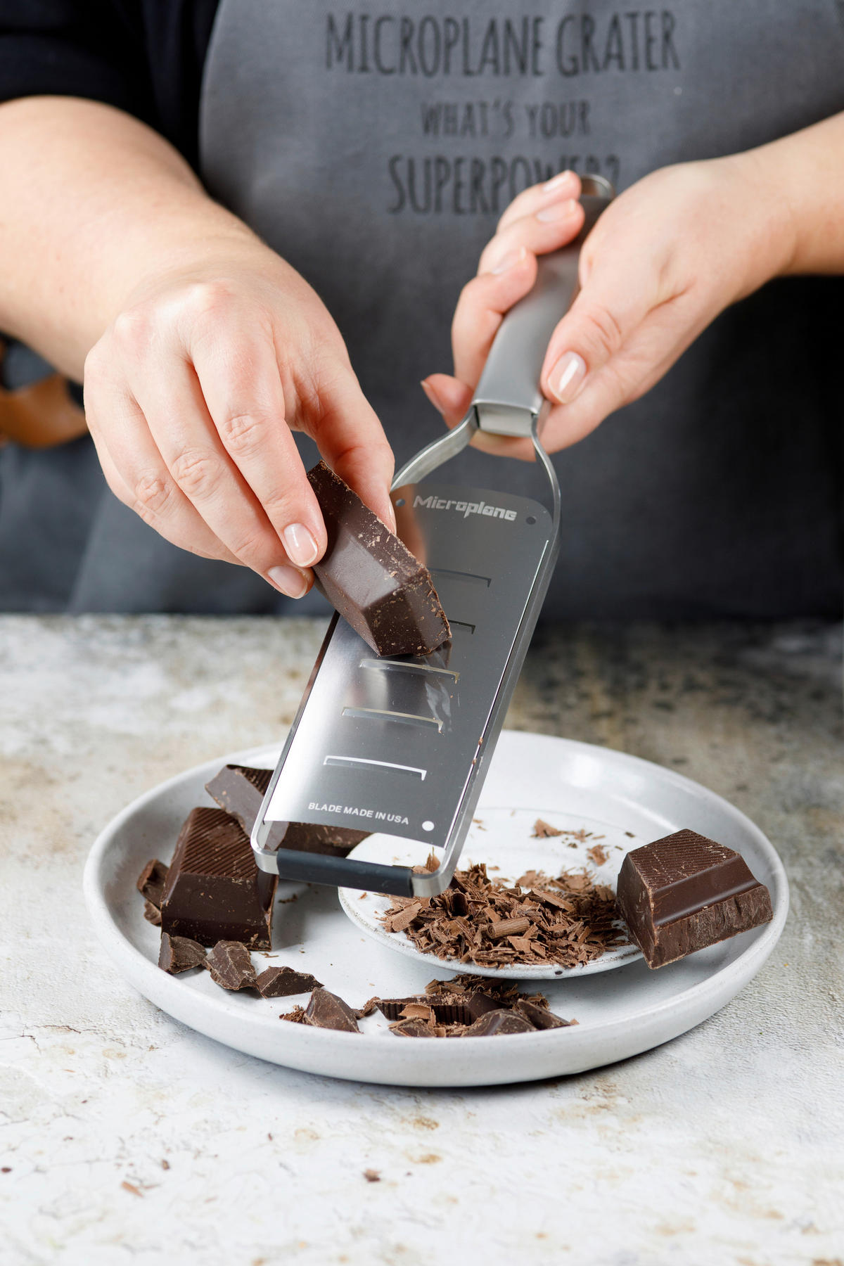 RIBEŽ  - boje oplemenjenog čelika, Basics, metal/plastika (30/6,8/1,5cm) - MICROPLANE