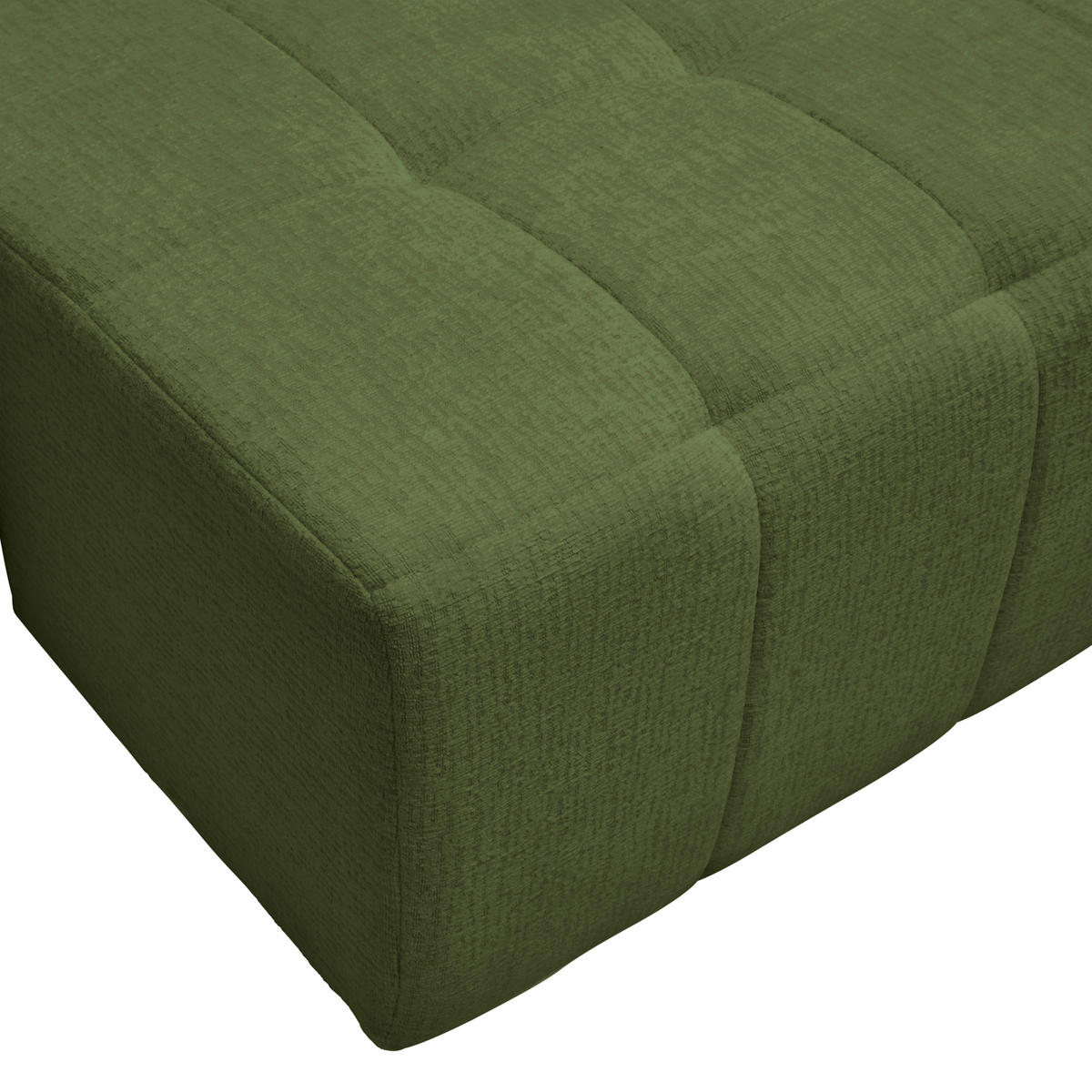 SCHLAFSOFA in Chenille, Jacquard Olivgrün  - Schwarz/Braun, Kunststoff/Textil (245/74-90/104cm) - MID.YOU